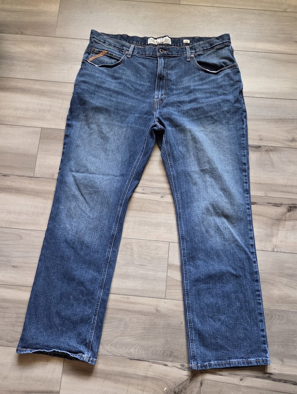 Ariat Men's Straight Leg Indigo Denim Jeans